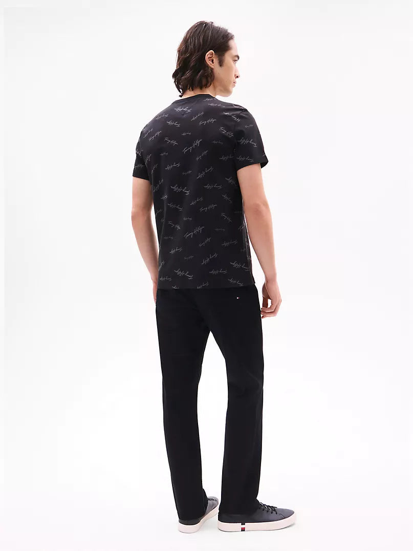 Tommy Hilfiger Signature Flag Stripe Logo T- Shirt Tommy Hilfiger