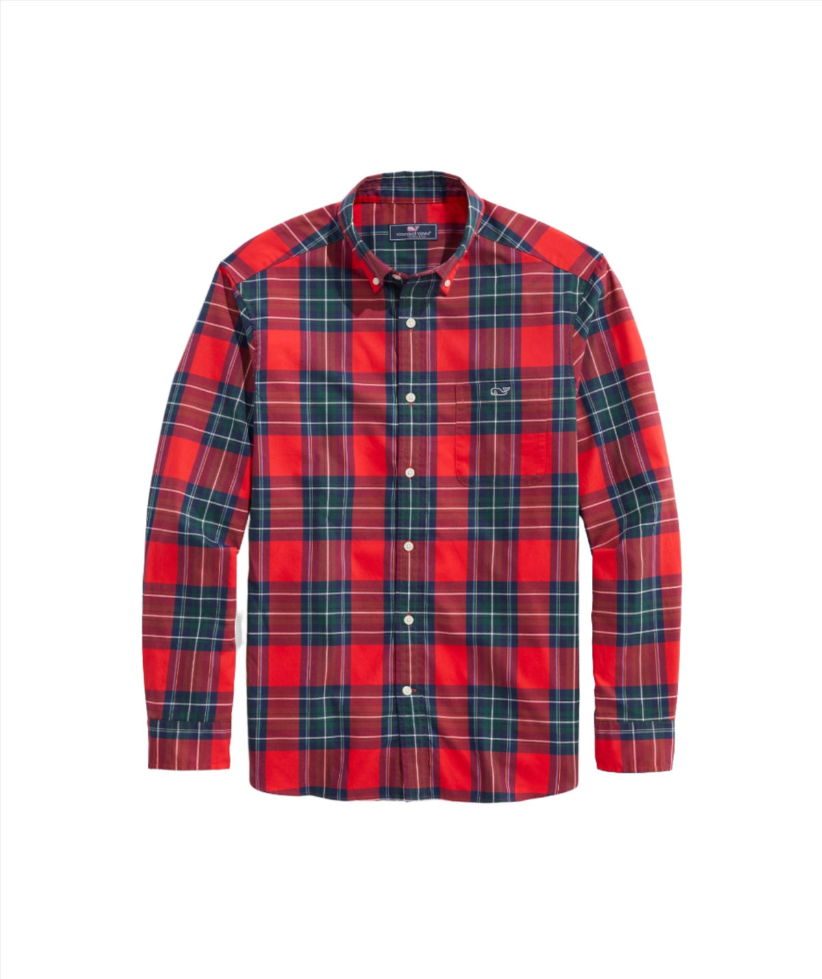 Vineyard Vines Classic Whale Tartan Flannel Shirt