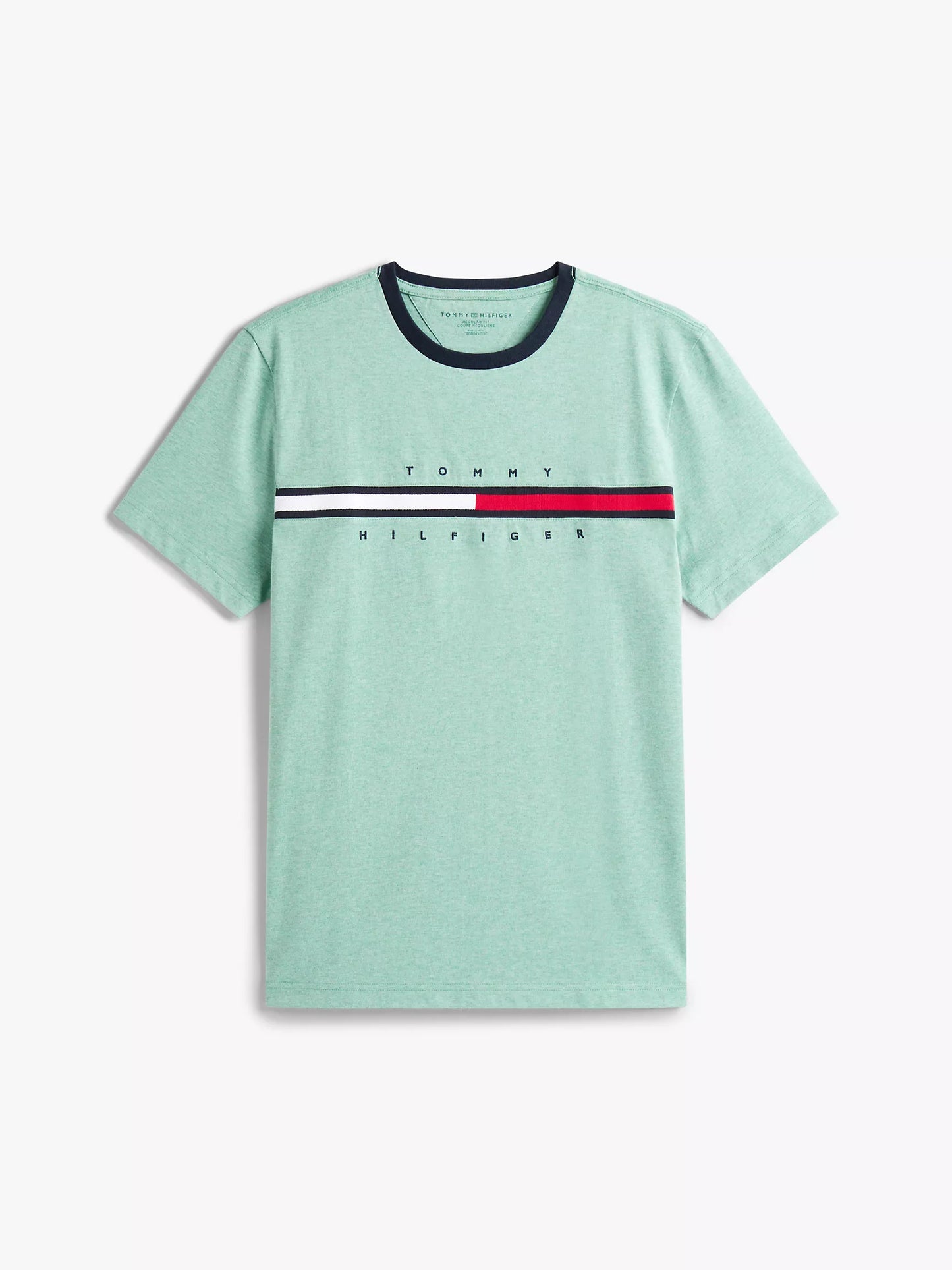 Tommy Hilfiger Embroidered Flag Logo T-Shirt