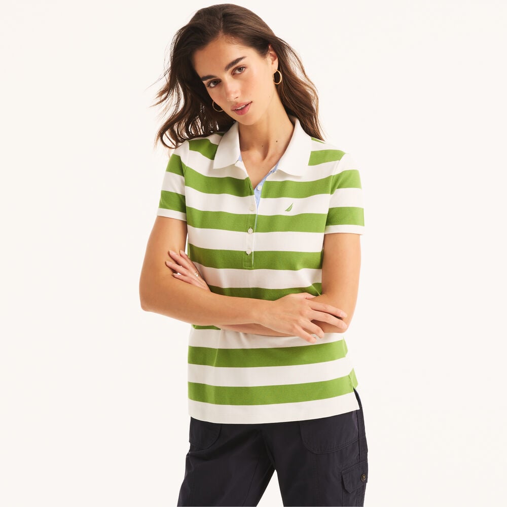 Nautica polo de rayas de 5 botones