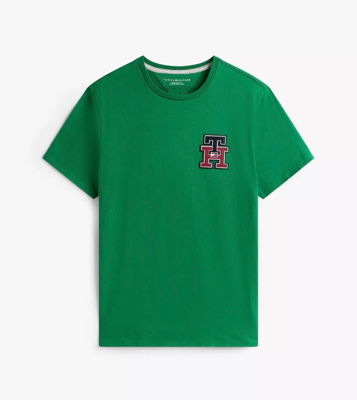 Tommy Hilfiger-Textured Monogram Logo T-Shirt
