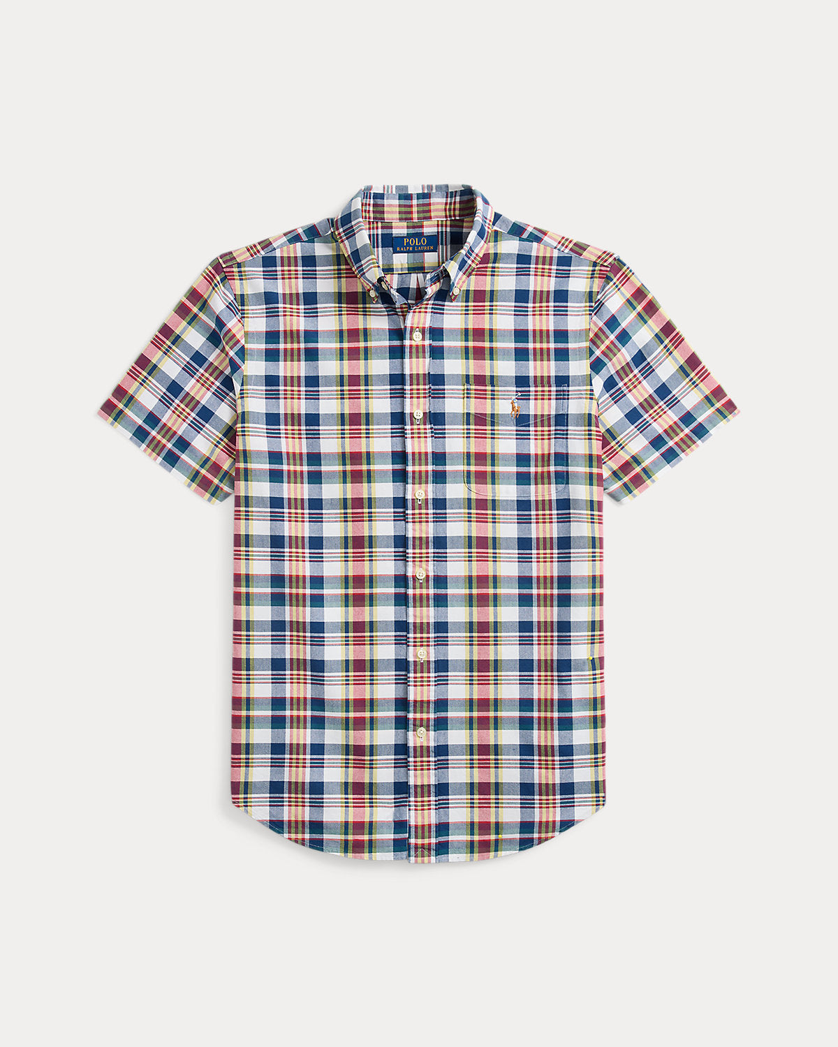 Ralph Lauren Classic Fit Plaid Oxford Shirt