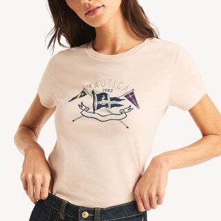 NAUTICA-Heritage Flag Foil Graphic T-Shirt