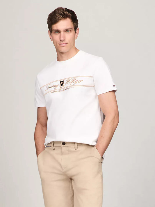 Tommy Hilfiger mbroidered Signature Logo T-Shirt
