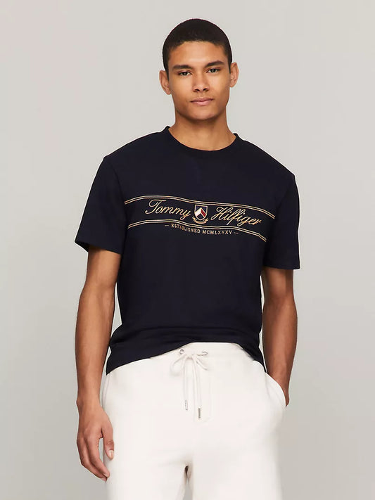 Tommy Hilfiger mbroidered Signature Logo T-Shirt