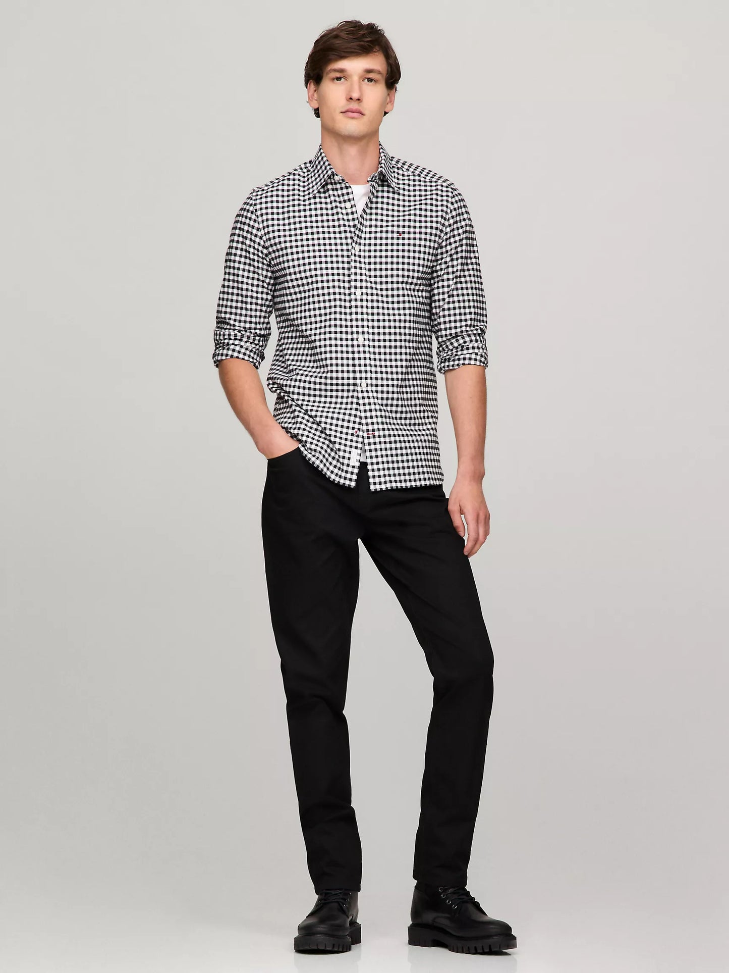 Tommy Hilfiger Regular Fit Gingham Oxford Shirt