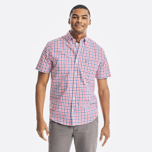 Nautica Plaid Short Sleeve Shirt