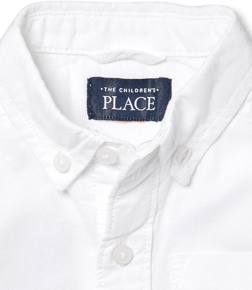 The Children's Place Baby Boys and Toddler Boys Long Sleeve Oxford Button Down Shirt,