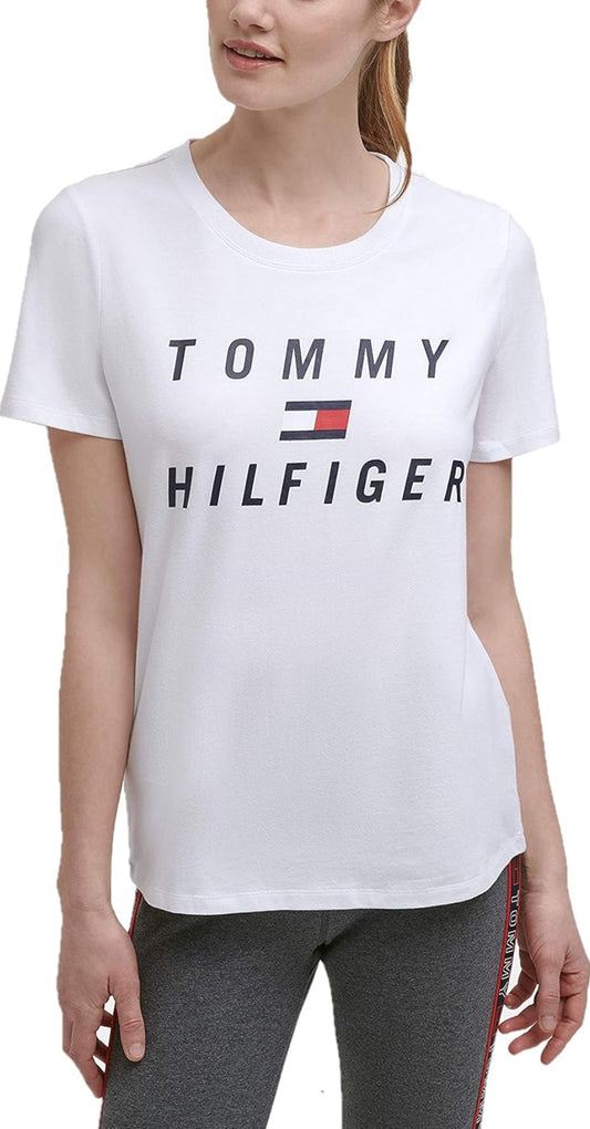 Tommy Hilfiger women's Short Sleeve Slim Fit Shirt