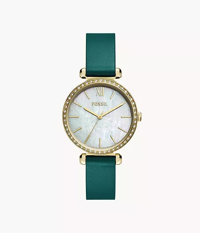 Fossil Tillie Three-Hand Brown Leather Watch