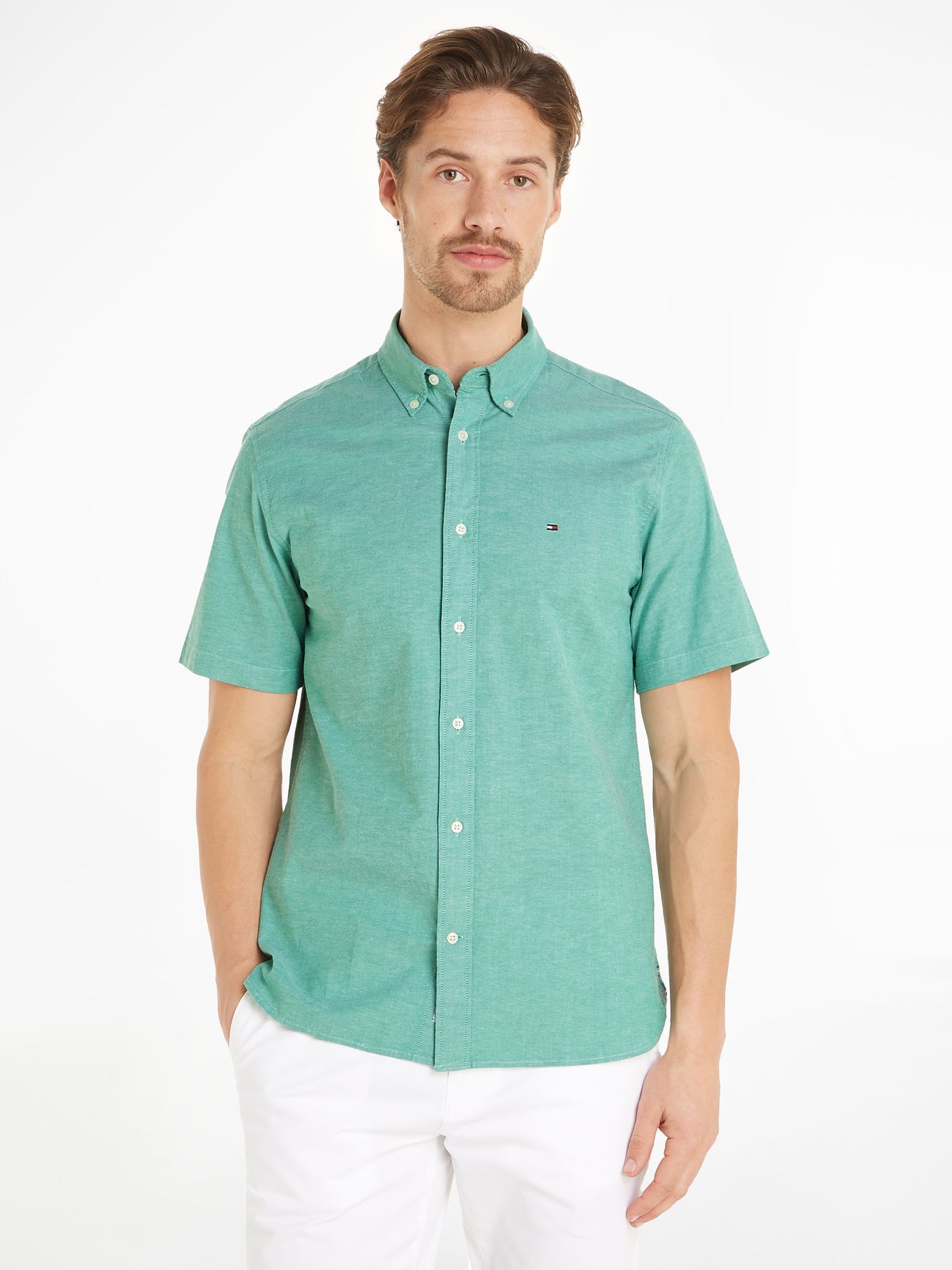 Tommy Hilfiger 1985 Collection Short Sleeve Oxford Shirt