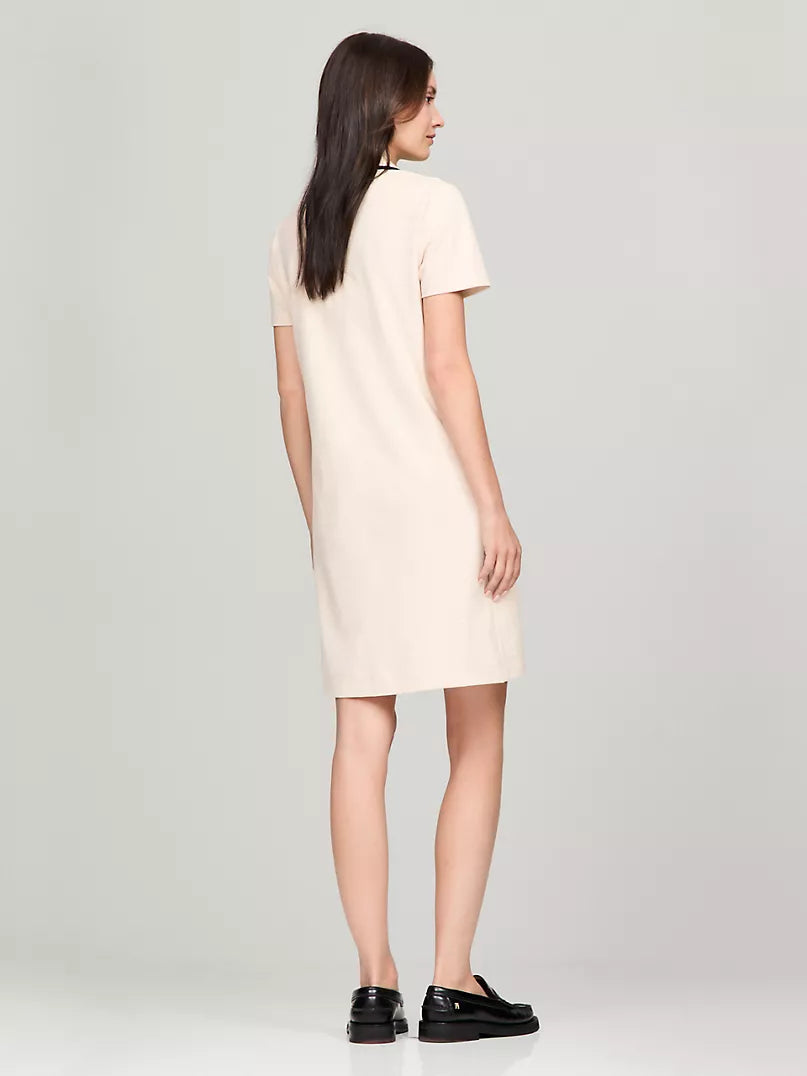 Tommy Hilfiger-Vestido Polo De Rayas Con Estampado De Bandera