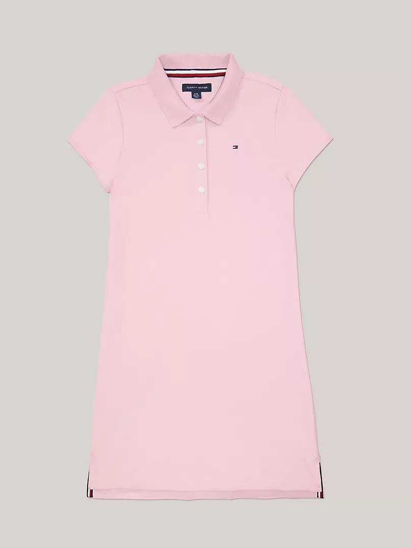 Tommy Hilfiger-Kids' Solid Stretch Polo Dress