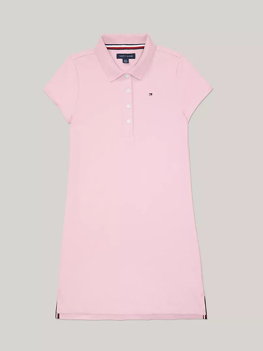 Tommy Hilfiger-Kids' Solid Stretch Polo Dress