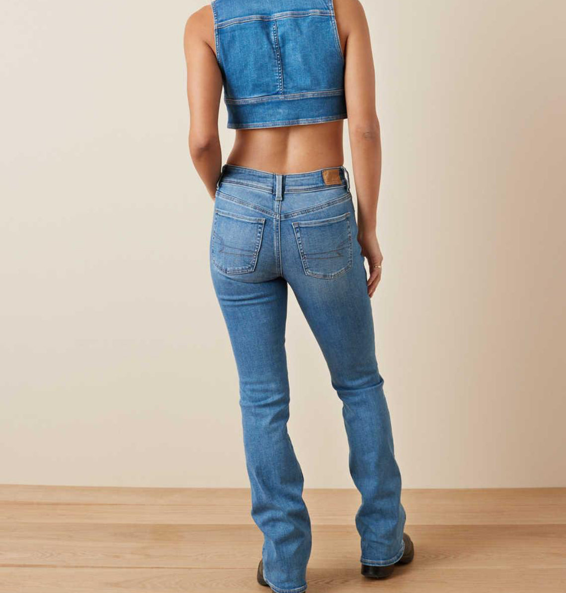 American Eagle Next Level Low-Rise Kick Bootcut Jean Women’s