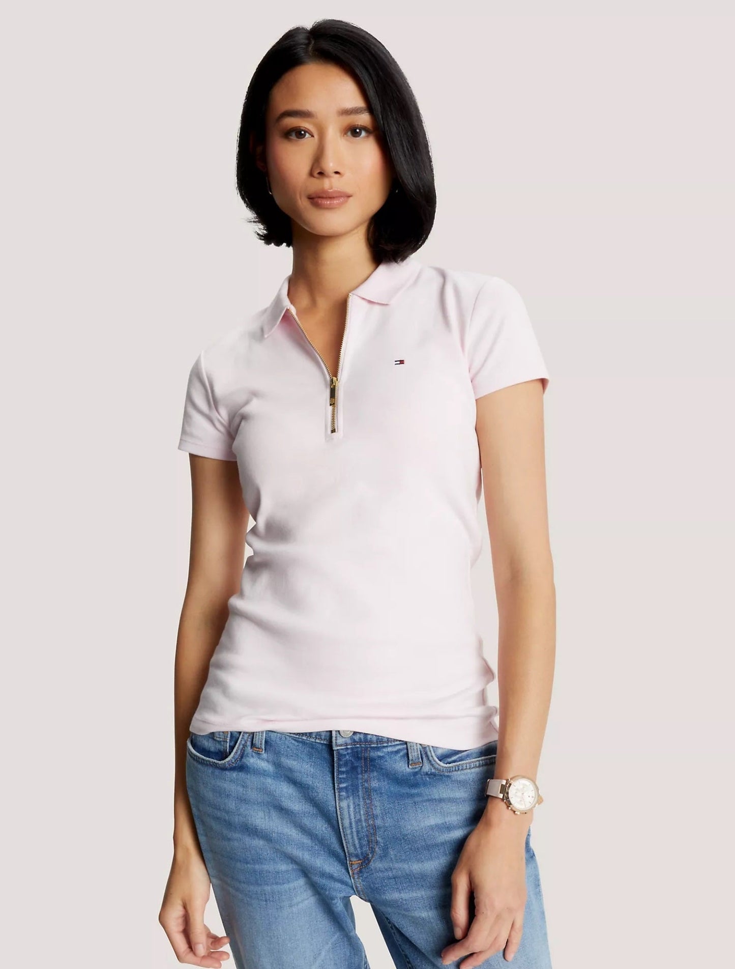 TOMMY HILFIGER Chemise ajustada con cremallera