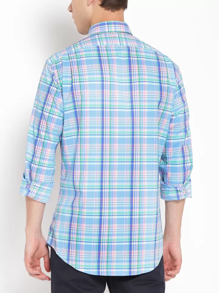 Ralph Lauren View All Casual Shirts  Blue Gingham Checks Shirt