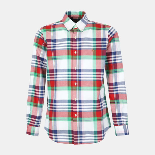 Ralph Lauren Men's Classic Fit Plaid Oxford Shirt