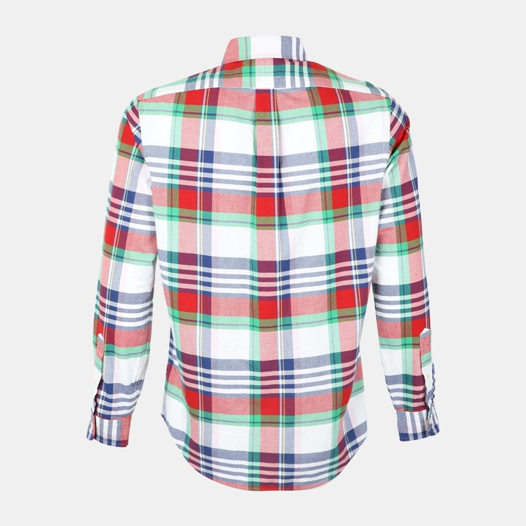 Ralph Lauren Men's Classic Fit Plaid Oxford Shirt