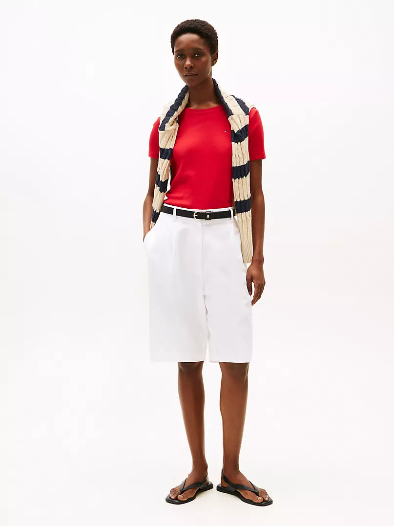 Camiseta Favorita De Cuello Redondo Tommy Hilfiger