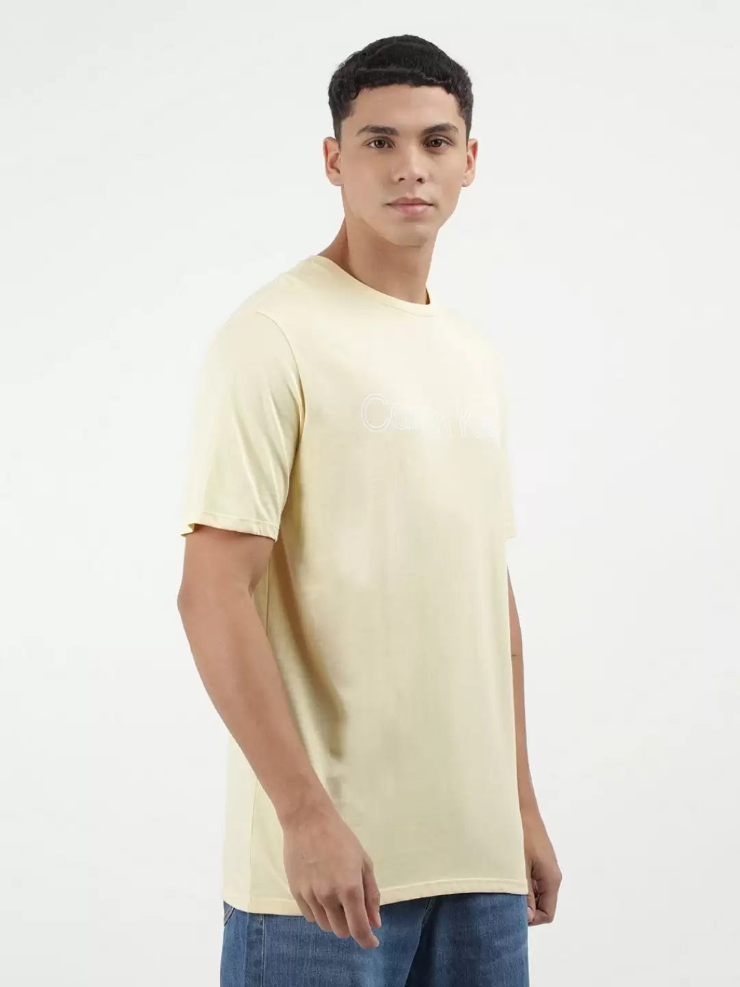 Calvin Klein Traveling Logo Crew Neck T-Shirt