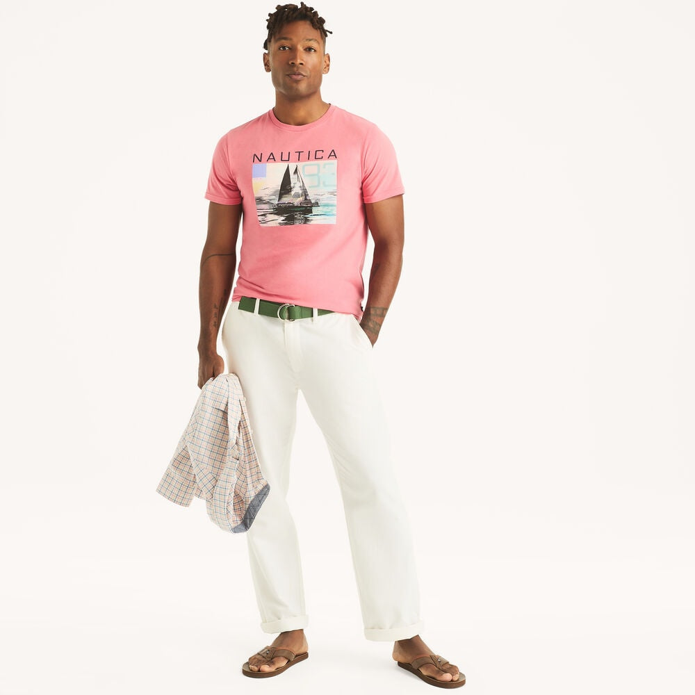 Náutica-Neon Sailing Graphic T-Shirt
