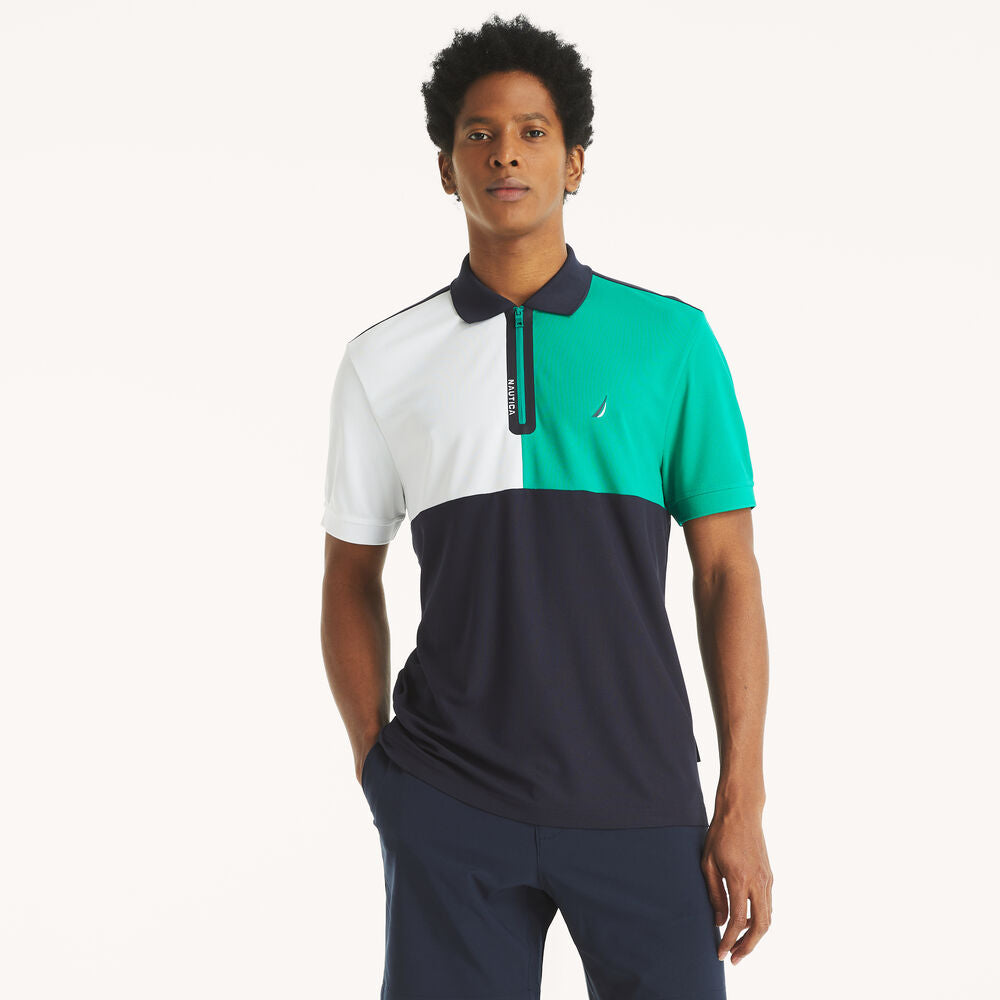 Nautica-Navtech Classic Fit Colorblock Polo