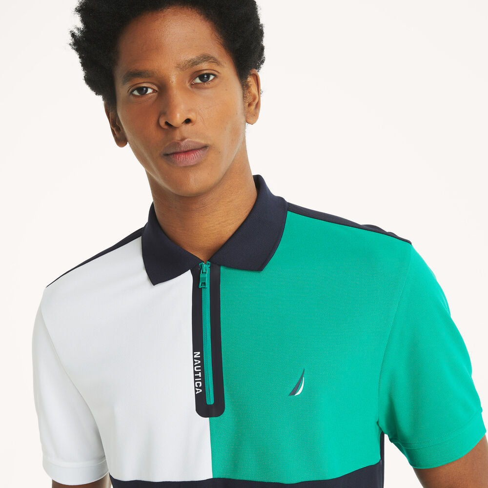 Nautica-Navtech Classic Fit Colorblock Polo