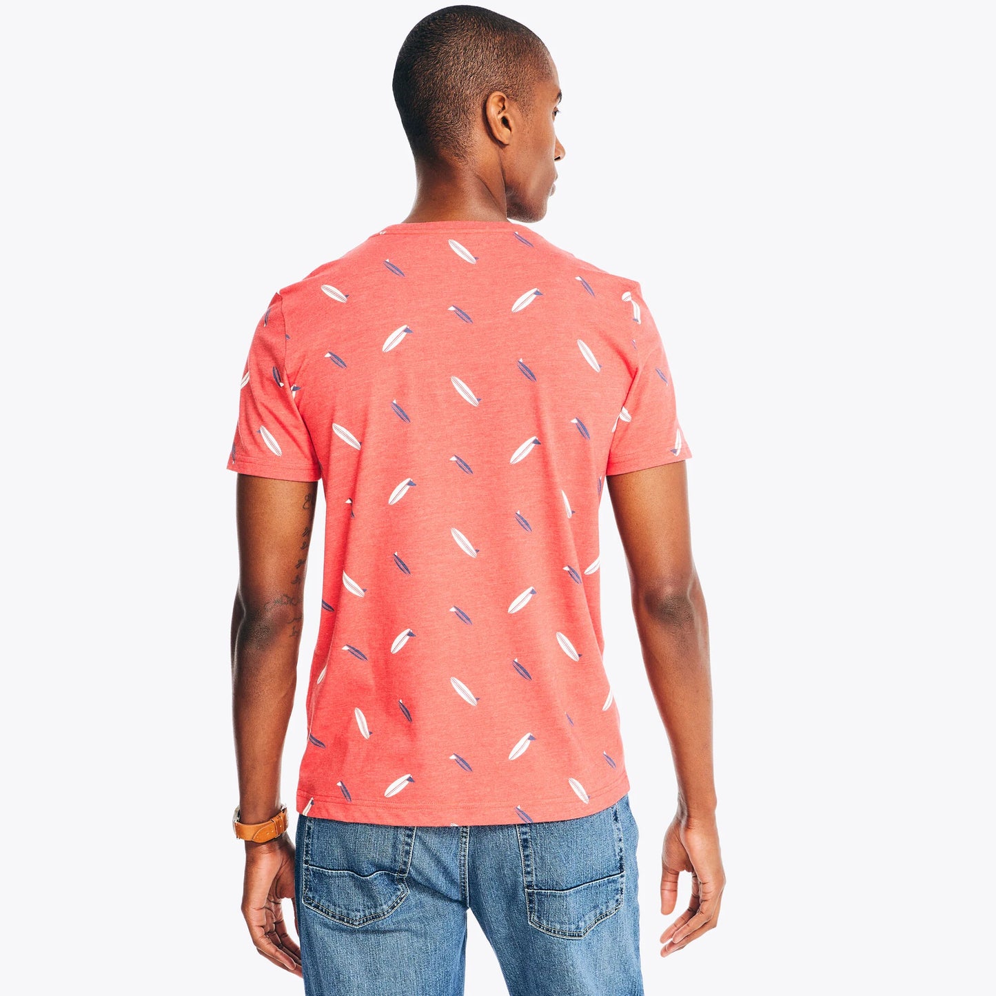 Nautica Sustainably Crafted Printed Crewneck T-Shirt