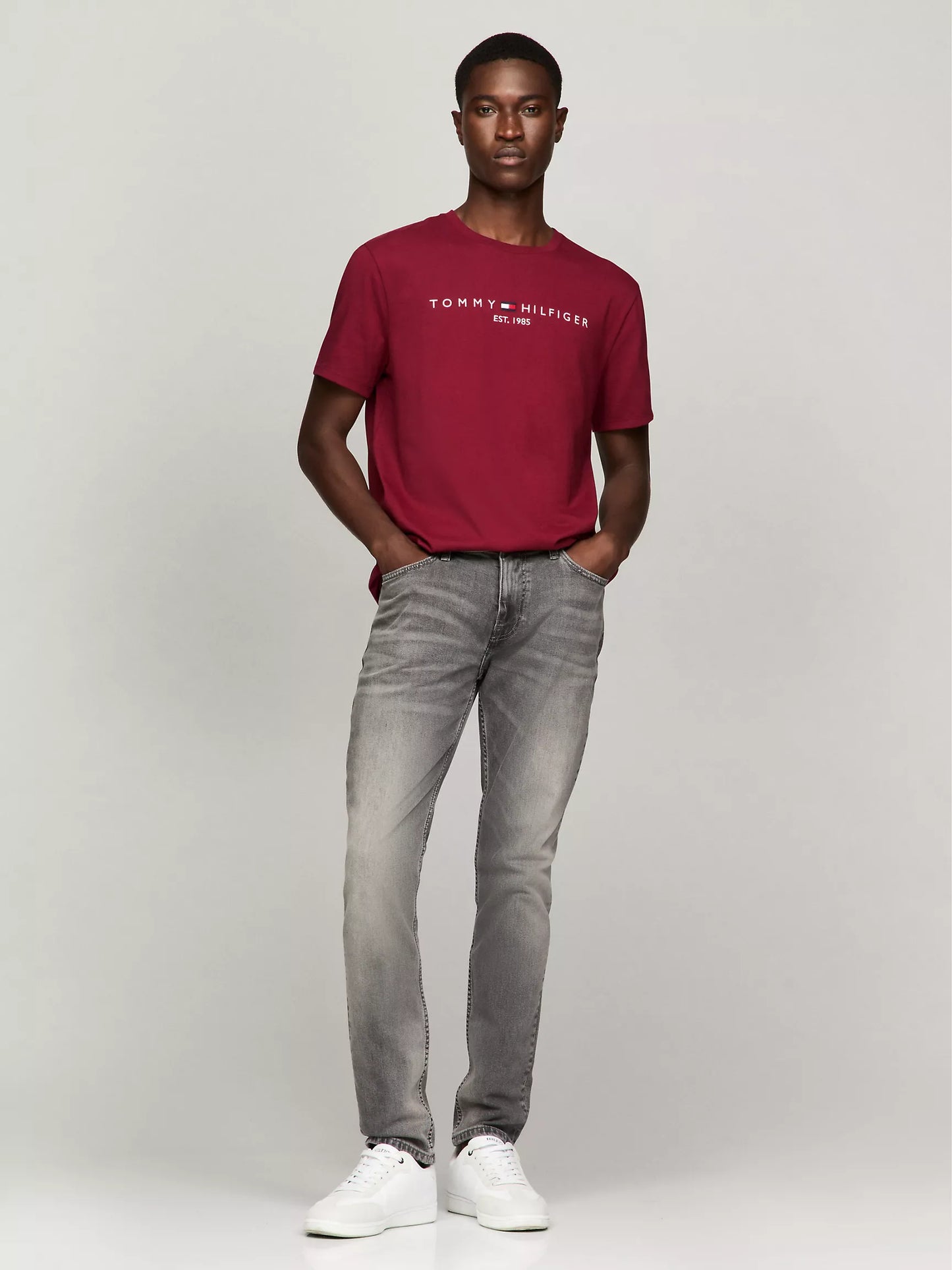 Tommy Hilfiger Embroidered Tommy Logo T-Shirt