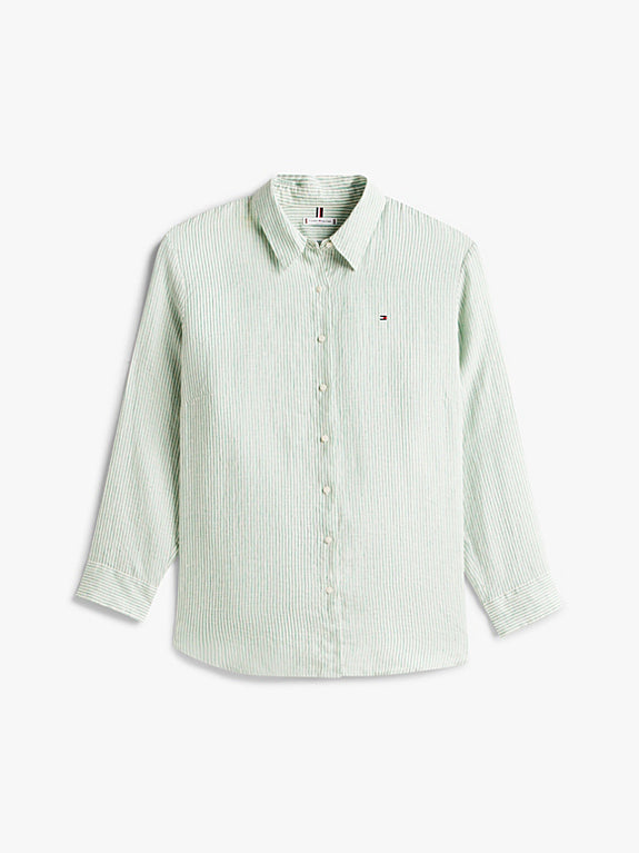 Tommy Hilfiger-Camisa Curve de corte amplio
