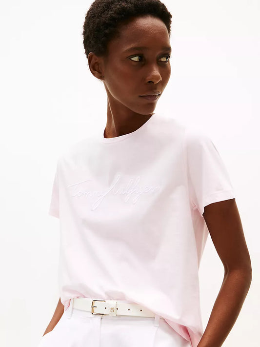 Tommy Hilfiger Embroidered Signature Crewneck T-Shirt