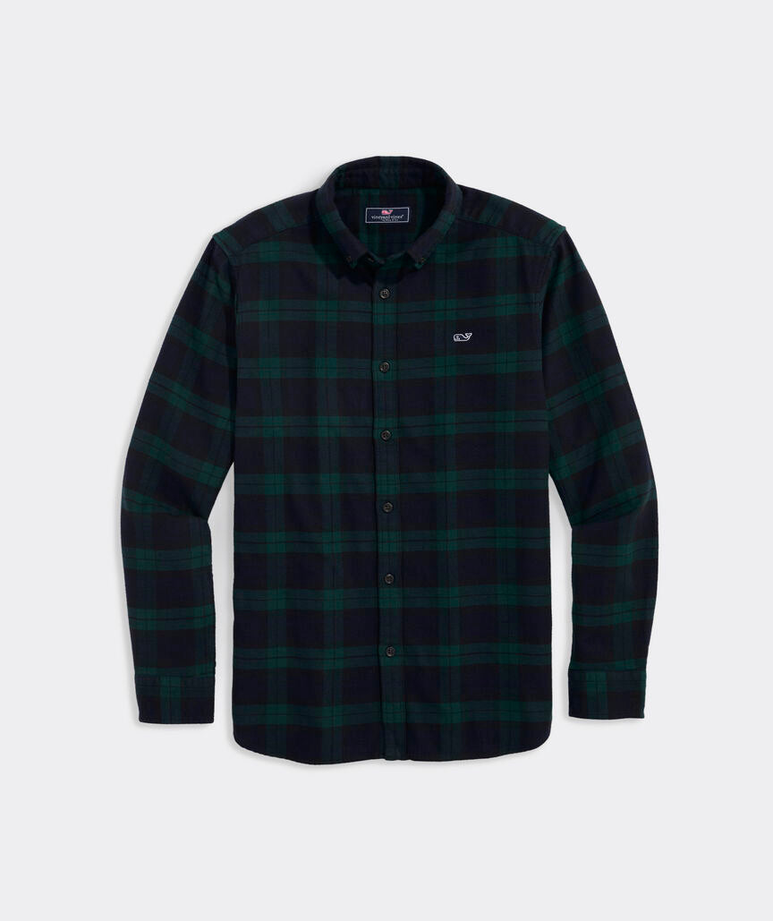 Vineyard Vines Vineyard Flannel Plaid Shirt