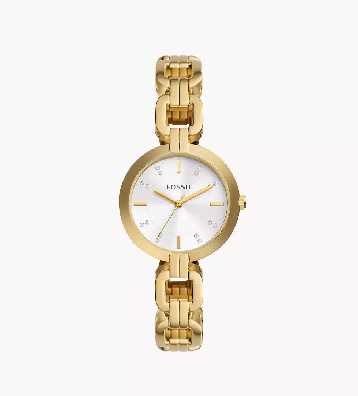 Fossil Kerrigan Three-Hand Gold-Tone Stainless Steel Watch