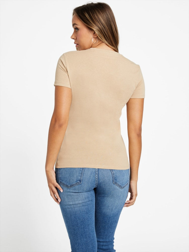Guess-Naty Crewneck Rhinestone Tee