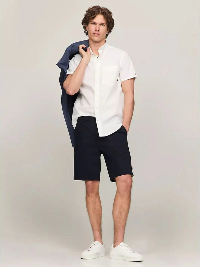 Tommy Hilfiger Slim Fit Short-Sleeve Poplin Shirt