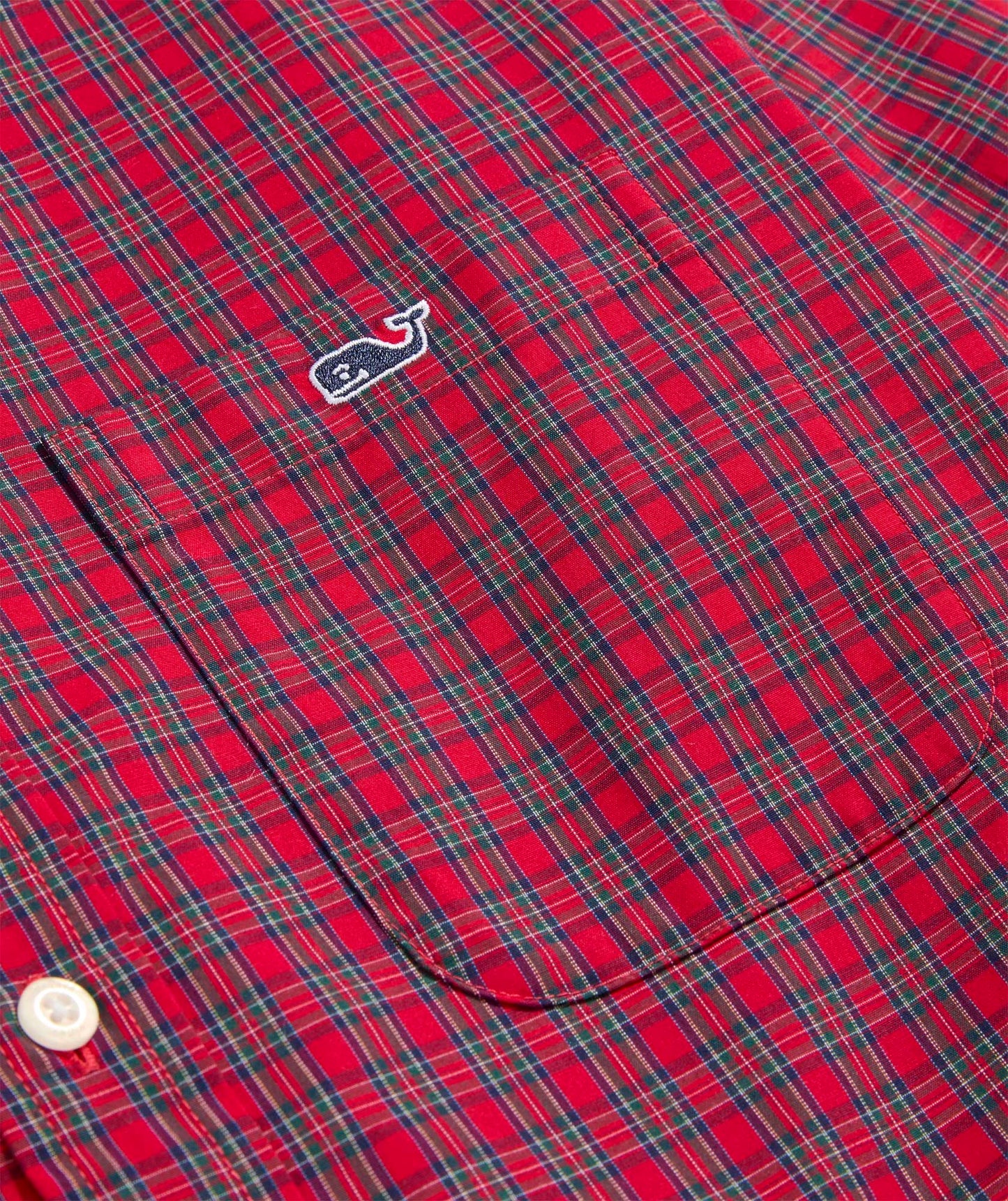 Vineyard Vines Tartan Stretch Poplin Shirt