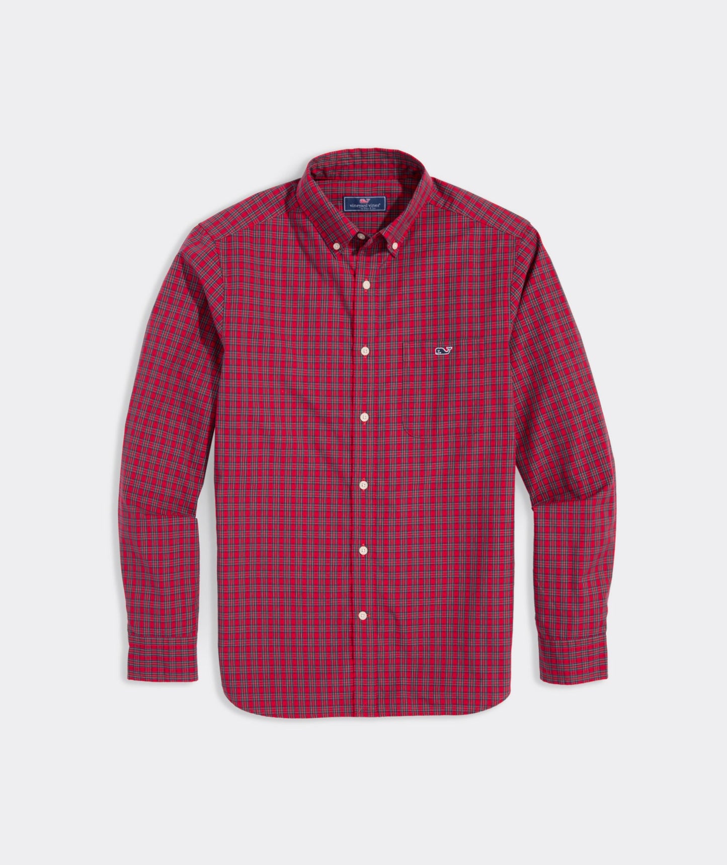 Vineyard Vines Tartan Stretch Poplin Shirt