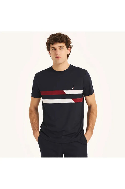 Nautica Navtech Crewneck Colorblock T-Shirt