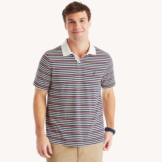 Nautica Classic Fit Striped Polo