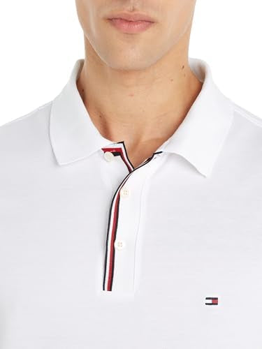 Tommy Hilfiger Stripe Placket Slim Fit Polo