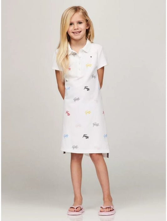 Tommy Hilfiger Kids' Tommy Stretch Pique Polo Dress