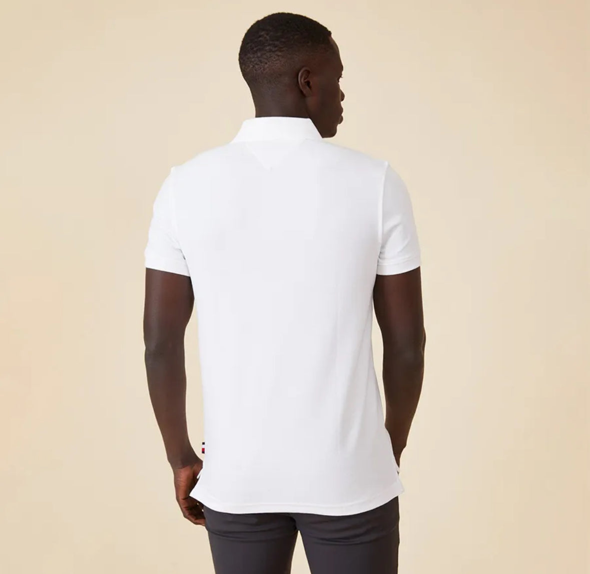 Tommy Hilfiger Stripe Placket Slim Fit Polo