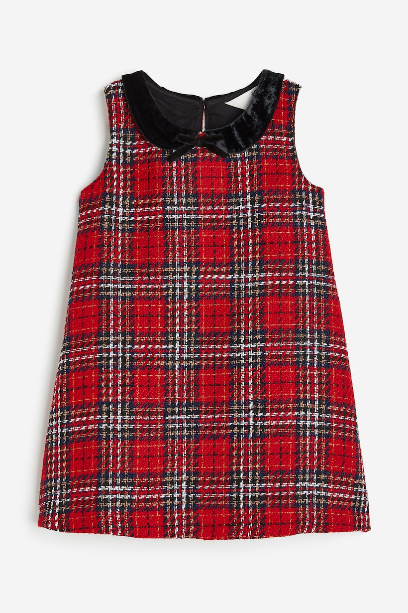 H&M-VESTIDO DE CORTE A CON CUELLO