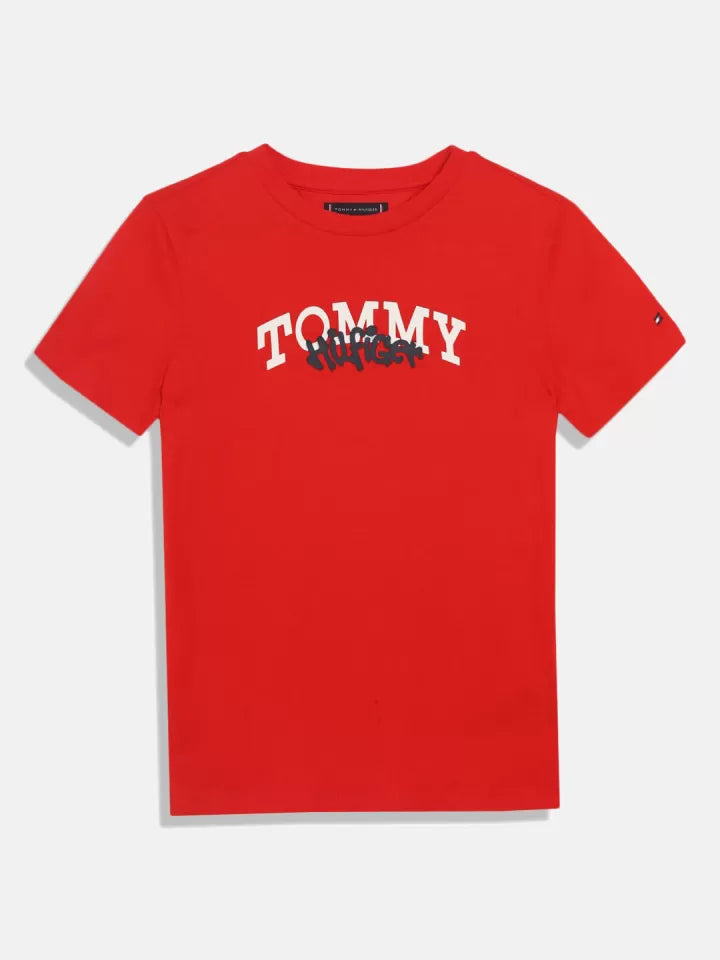 Tommy Hilfiger Graffiti Regular Fit Crew-Neck T-shirt