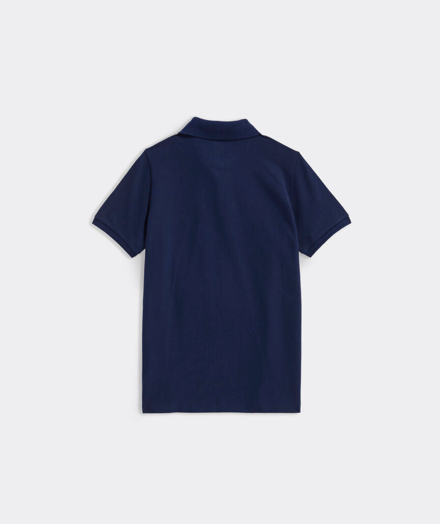 Vineyard Vines Boys' Heritage Pique Polo