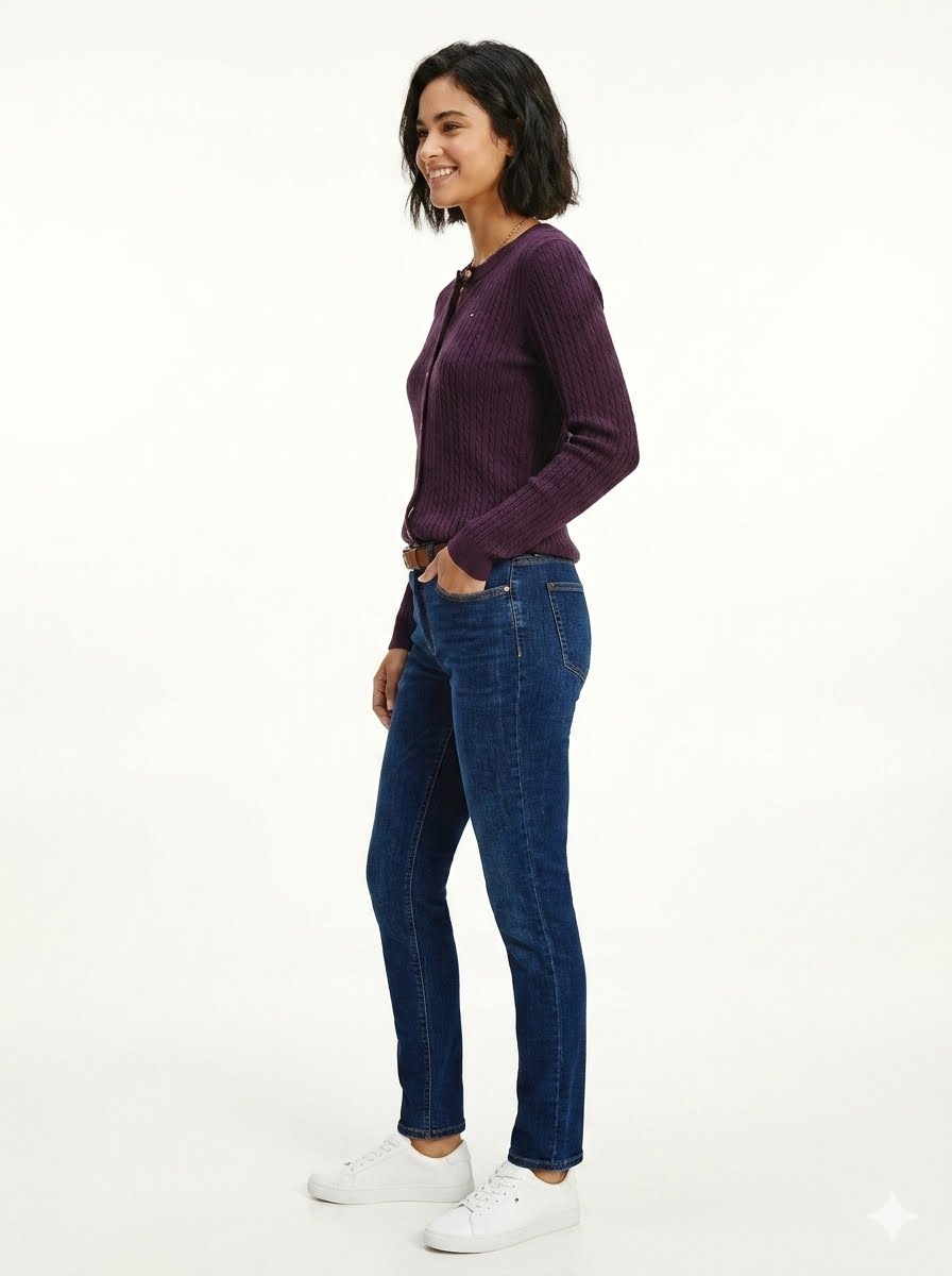 Tommy Hilfiger-Braided knitted cardigan (Cable-Knit Cardigan) from the Tommy Hilfiger brand