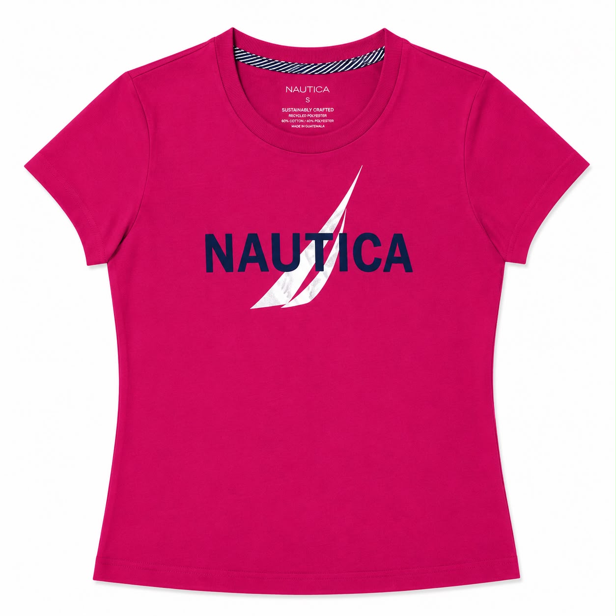 Nautica Vibrant pink Nautica features a large logo graphic Women’s
