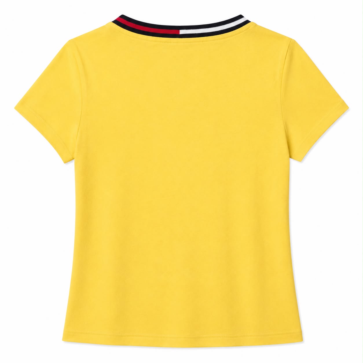 Tommy Hilfiger Yellow blouse features a V-neck Women’s