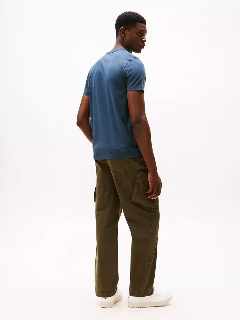 Tommy Hilfiger-Tonal Flag Logo T-Shirt